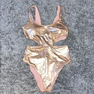 Bronze Metallic Swim